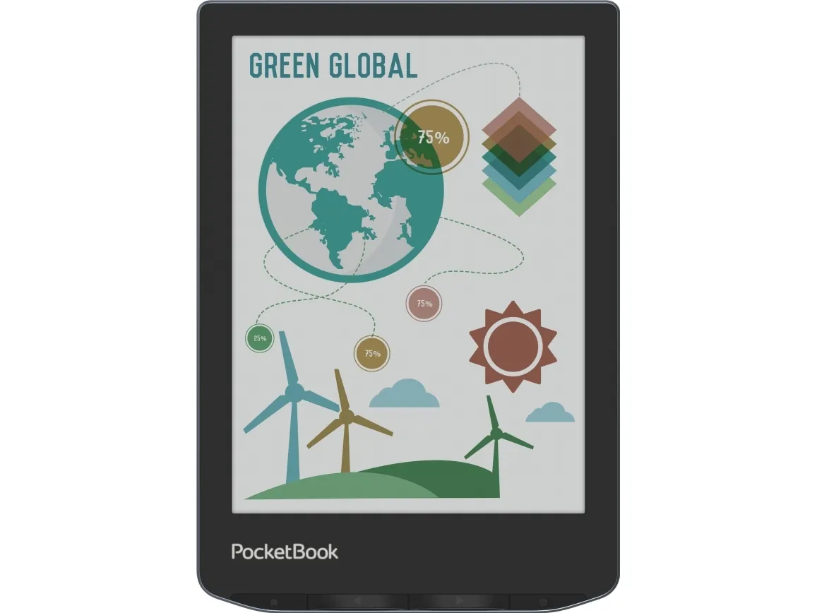 PocketBook Verse PRO Color - eBook læser - Linux 4.9.56 - 16 GB - 6