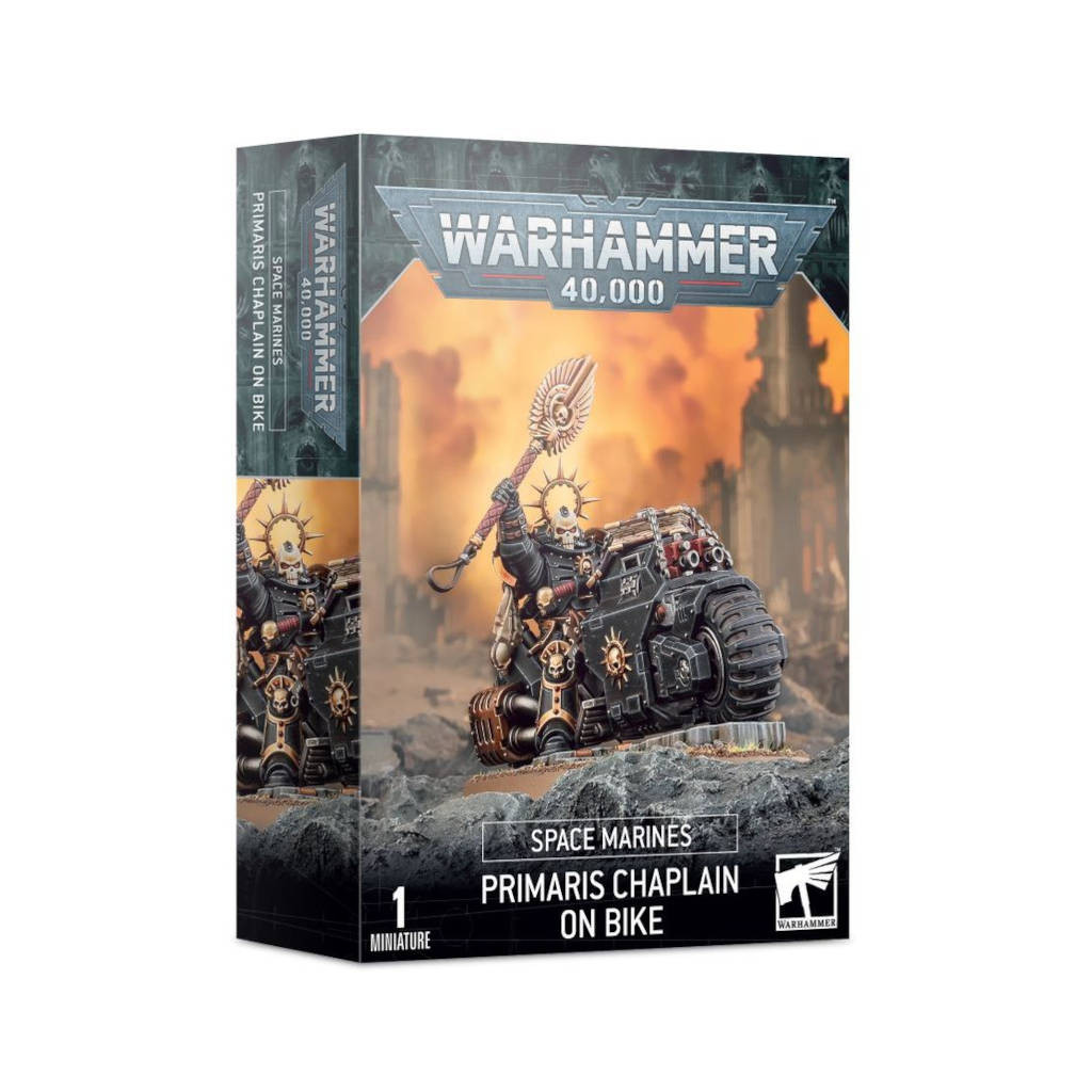 Warhammer 40K : Space Marines - Primaris Chaplain on Bike