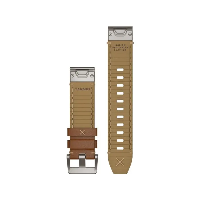 garmin 22mm quickfit band italian vacchetta leather 39 010 12738 04 brown