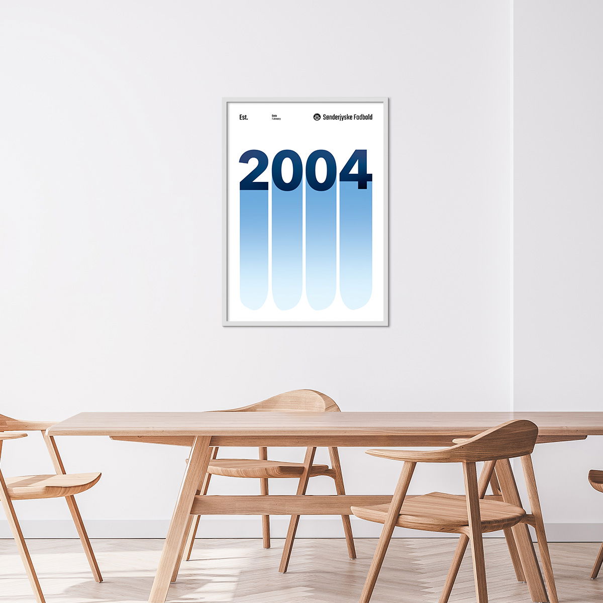 Sønderjyske Fodbold Plakat 2004 50x70 cm