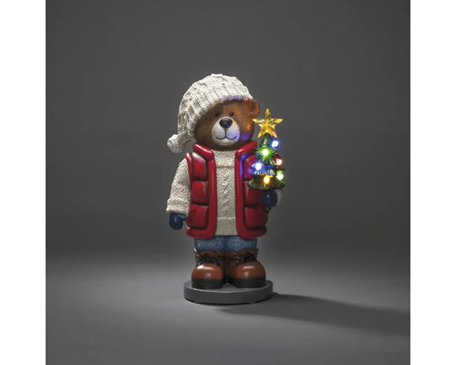LED-verlichte teddybeerfiguur Konstsmide 21 x 18 x 38,5 cm Veelkleurig