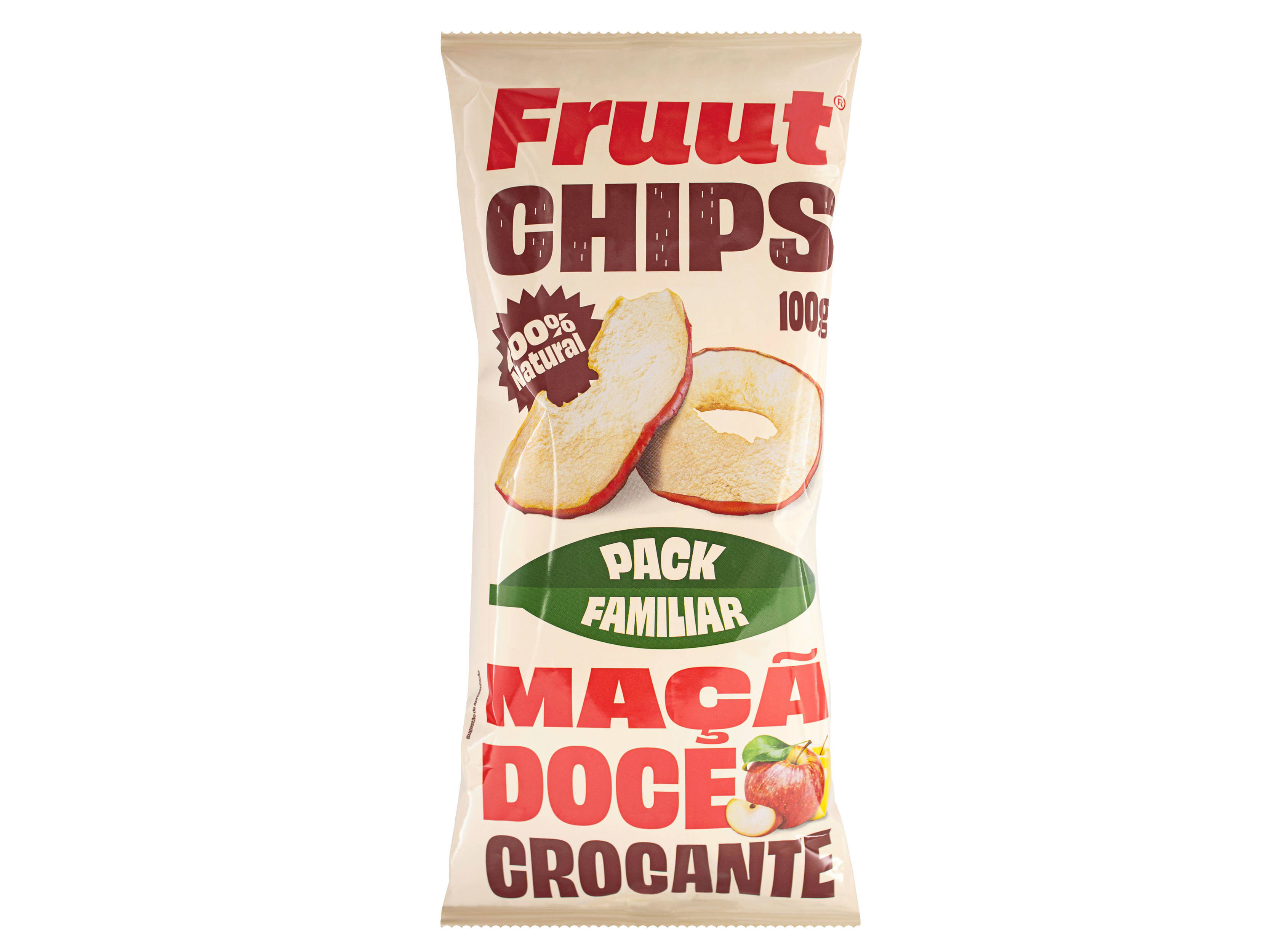 SNACK FRUUT MAÇÃ MIX SEM AÇÚCAR 100G