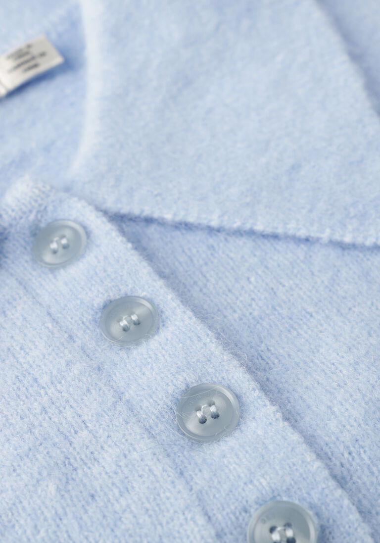 lichtblauwe gestuz trui gzalpha ss polo pullover