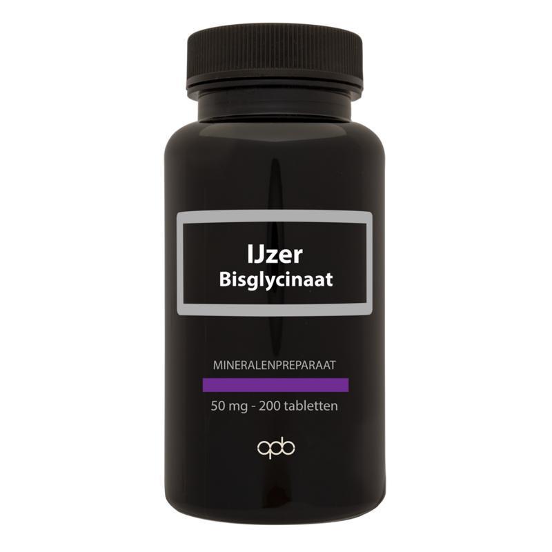 APB Holland IJzer Bisglycinaat 50 MG 200 Tabletten