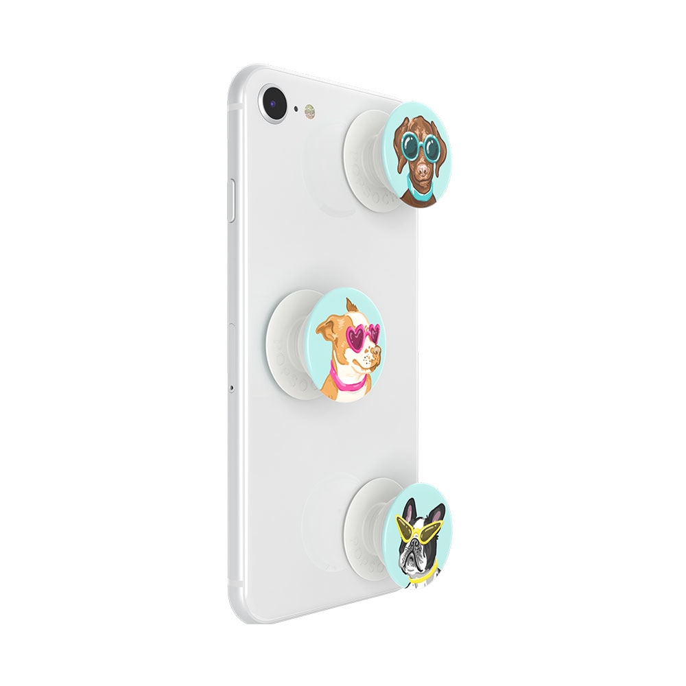 (3er Set) PopSockets - PopMinis Finger Griff Halterung für Smartphones / Tablets (800353) - Posh Pups