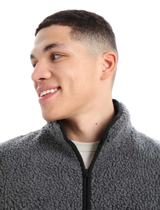 ICL RealFleece Sherpa LS Half Zip Men herretrøje