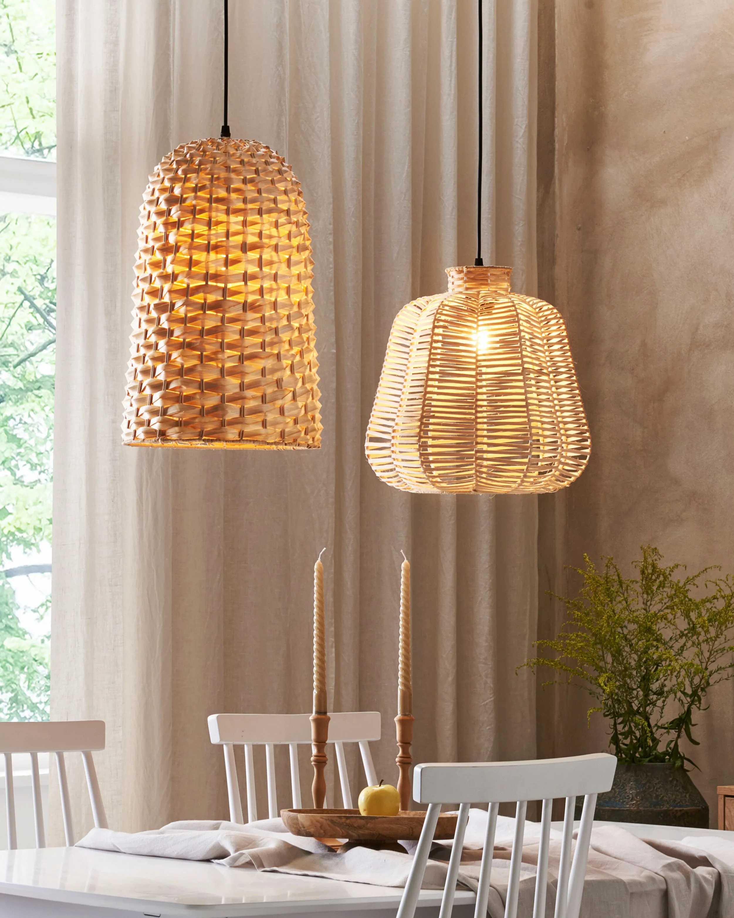 Hanglamp KERIO Bamboehout Natuurlijk