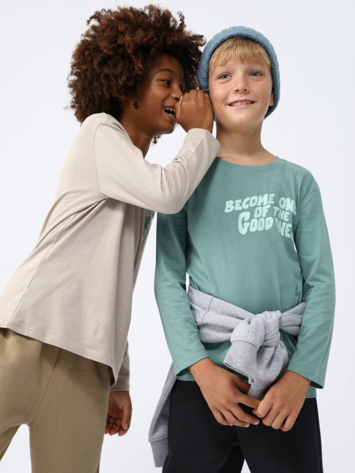 Pacote com 2 camisetas estampadas - Verde Pastel