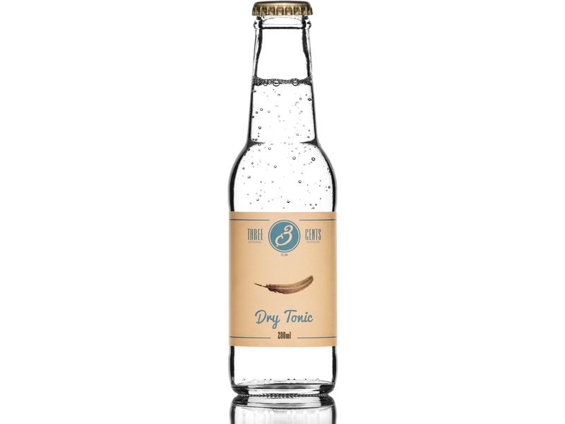 Three Cents Soft-Drinks Dry Tonic 6 x 0.2 l Erfrischungsgetränk mit Tonicgeschmack