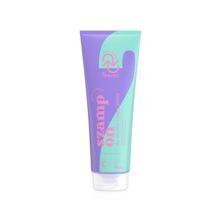 OnlyBio Hair Cycling Feuchtigkeitsspendendes Shampoo für Haar und Kopfhaut 250 ml