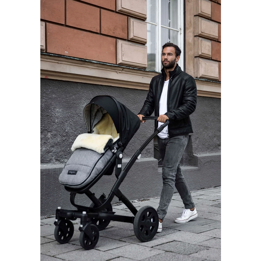 Werner Christ Baby Fußsack FLIMS LUXE grigio