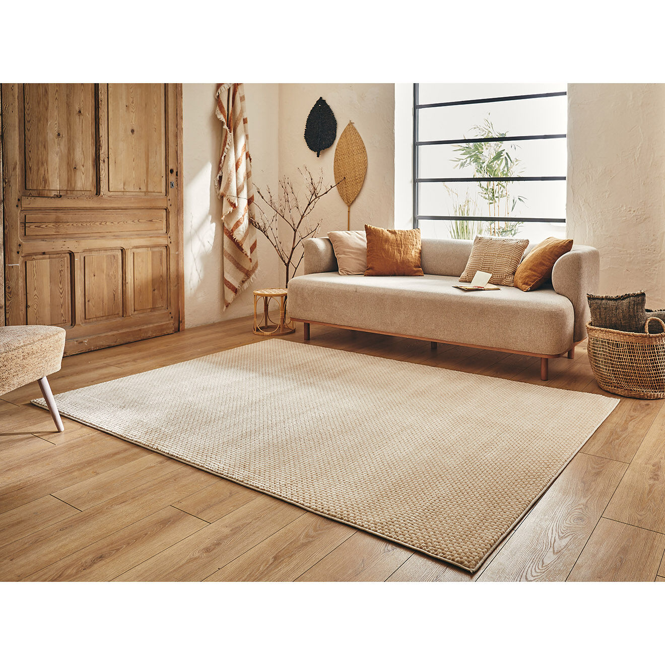Nazar Rugs Tapis Bianca 173 creme/beige - 80x150 cm