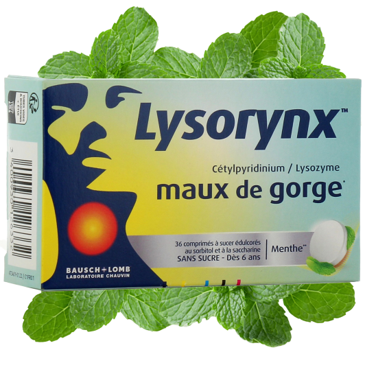 Lysorynx Maux de Gorge - Comprimés sans sucre