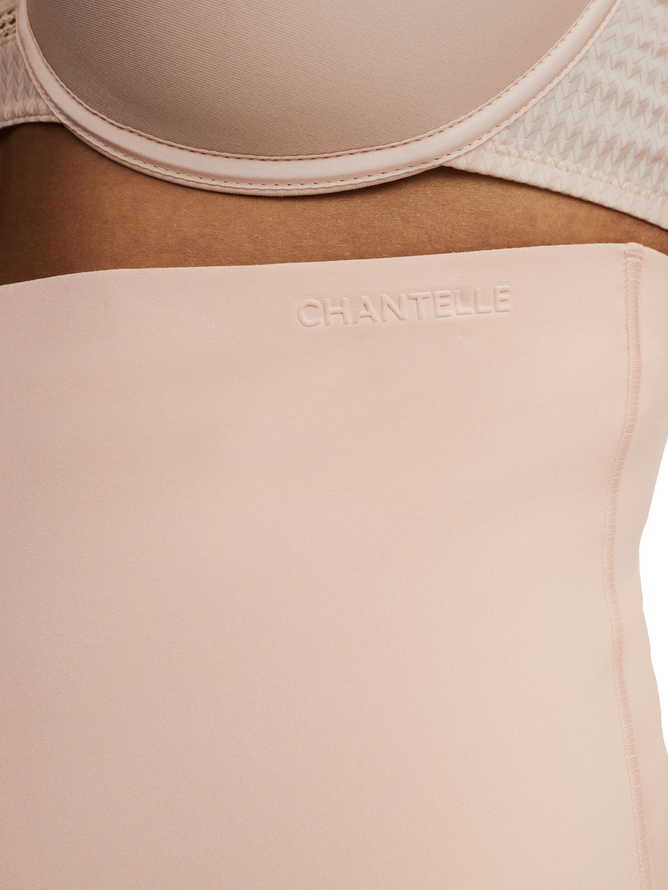 SEXY SHAPE - Culotte taille très haute en dentelle | Beige