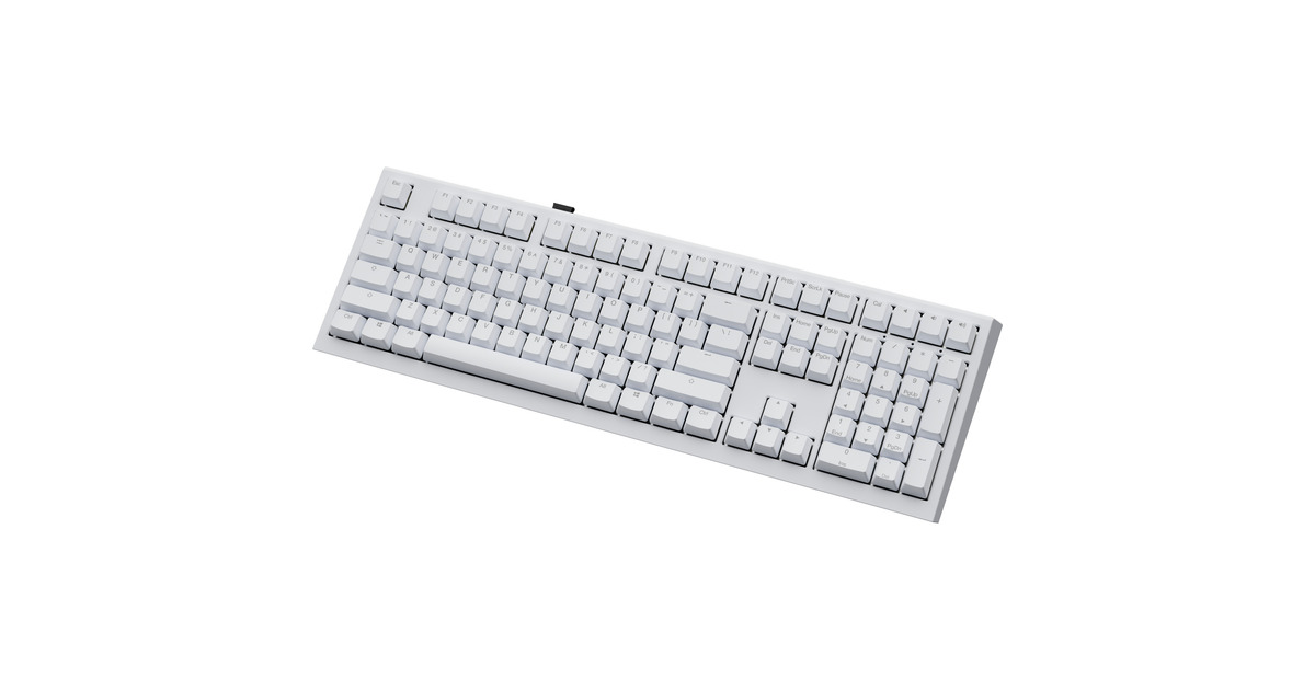 DuckyOne X Wireless, toetsenbord  (Wit, US lay-out, Ducky Inductive, Hot-swappable, PBT, 2.4 GHz | Bluetooth | USB-C)
