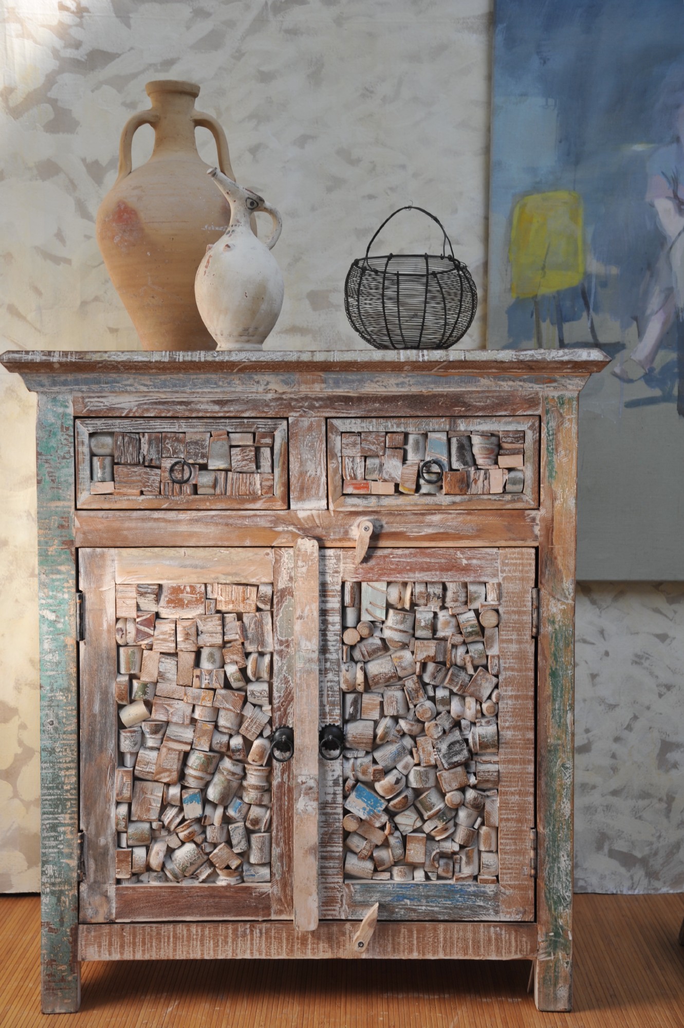 Kommode 'Jolipur', B 80 cm, H 90 cm, T 40 cm von fischer's lagerhaus