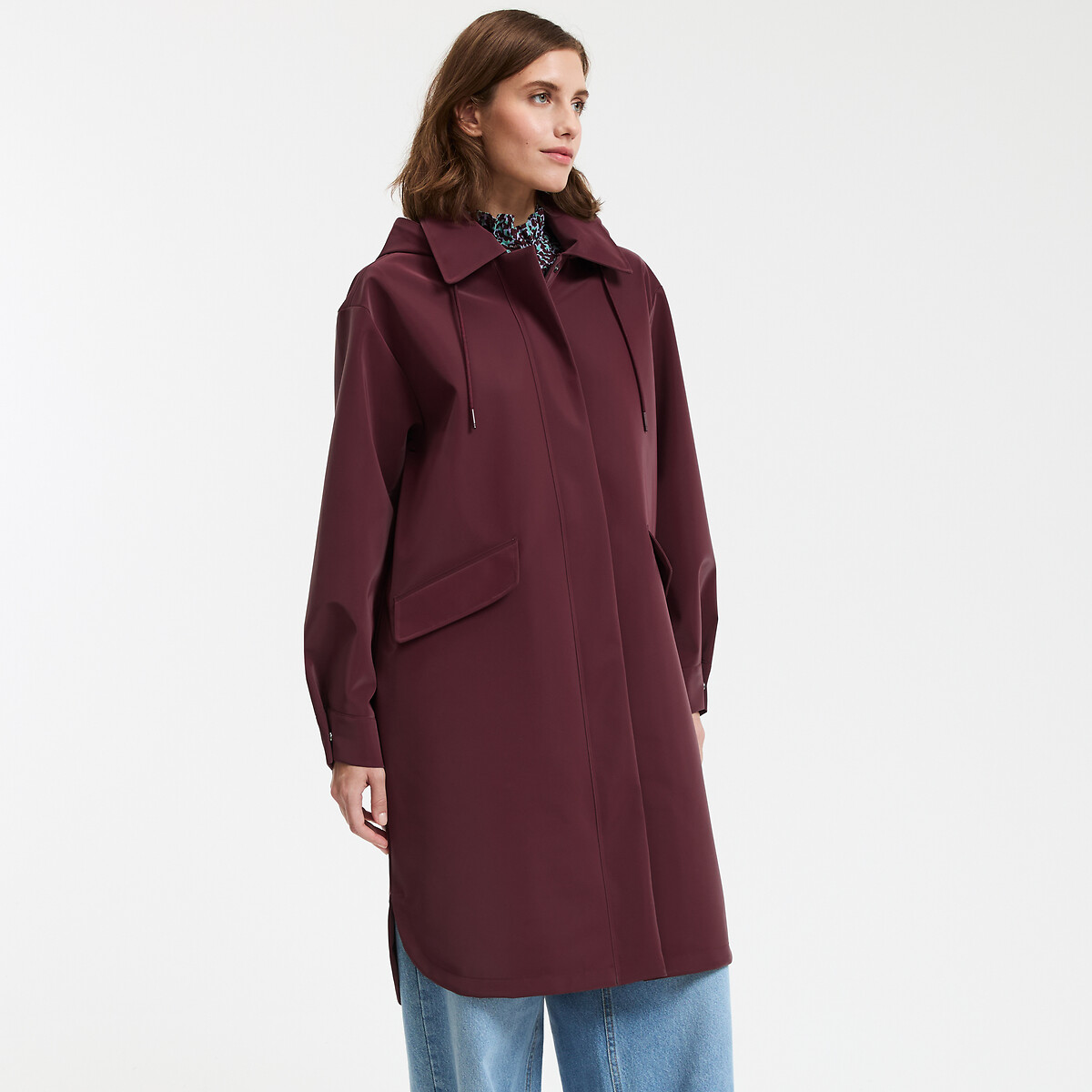 COLEÇÕES LA REDOUTE<br>Regatas oversized com capuz, Signature PRISCA