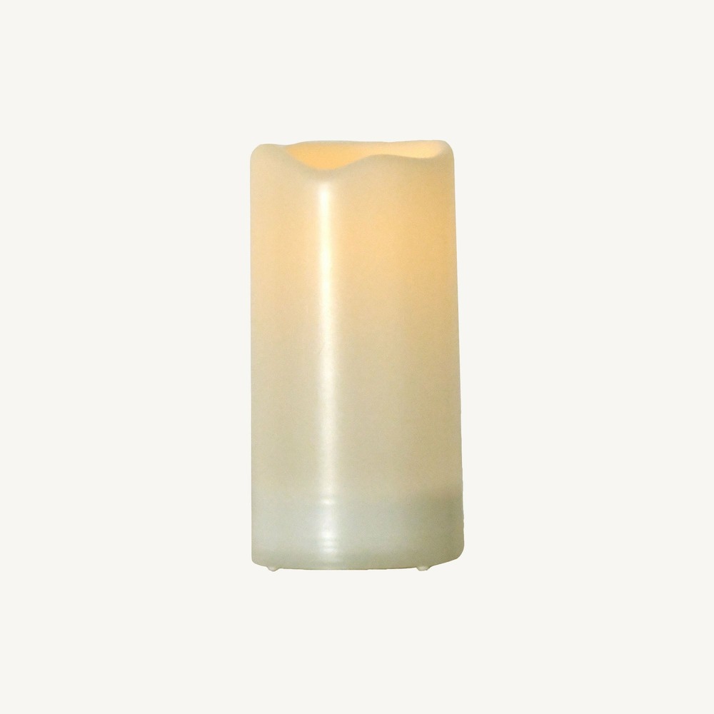 Bougie solaire bali - effet flamme - blanc chaud - extérieur - chromex