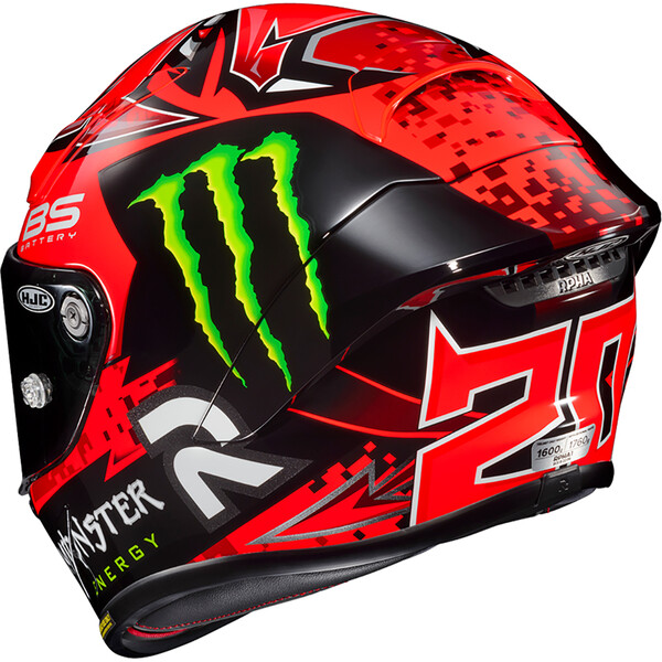 HJC - Casque RPHA 1 Quartararo MC1 / Rouge / Noir / Vert