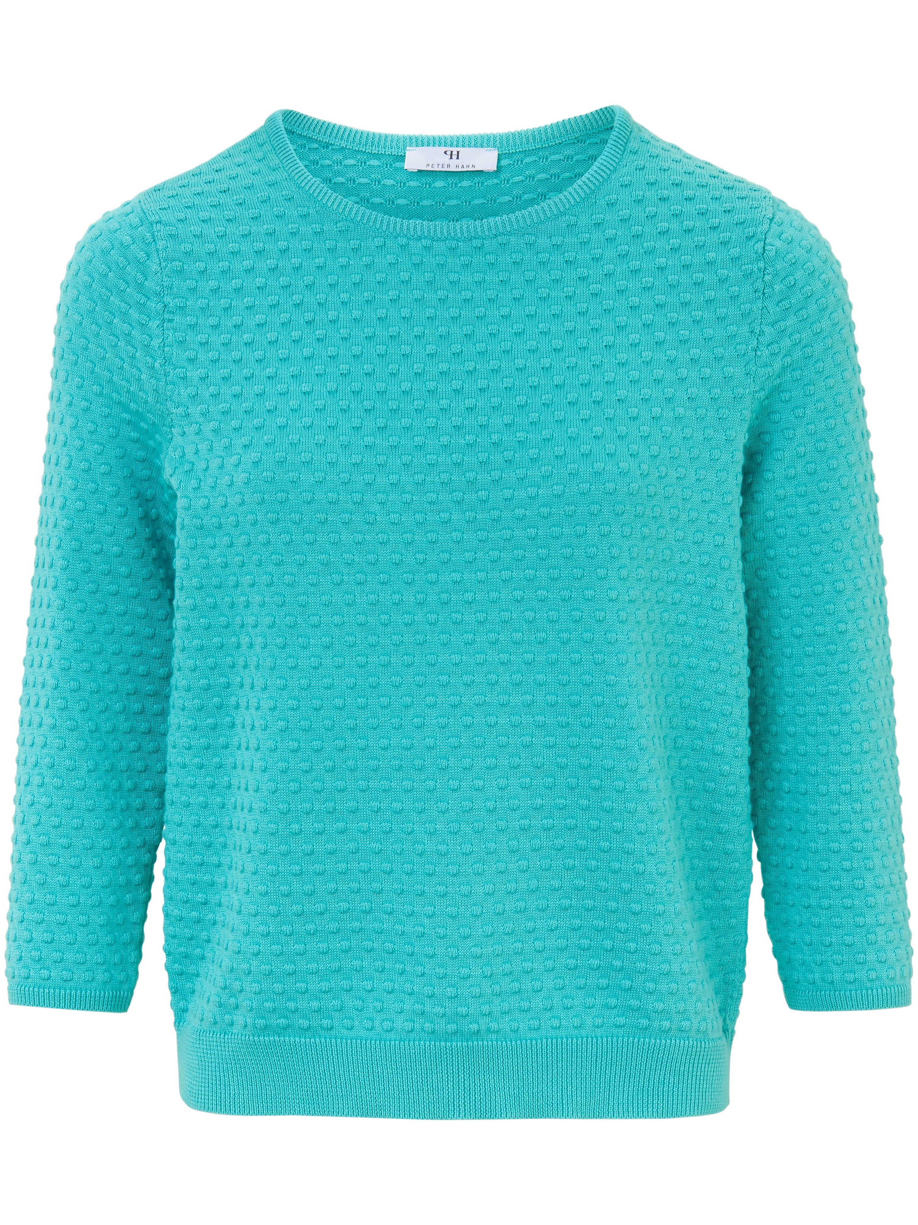 Rundhals-Pullover aus 100% Baumwolle Supima