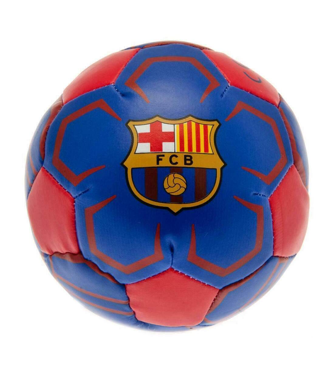 Barcelona FC - Mini ballon de foot mou (Rouge / bleu) (Taille unique) - UTSG19309