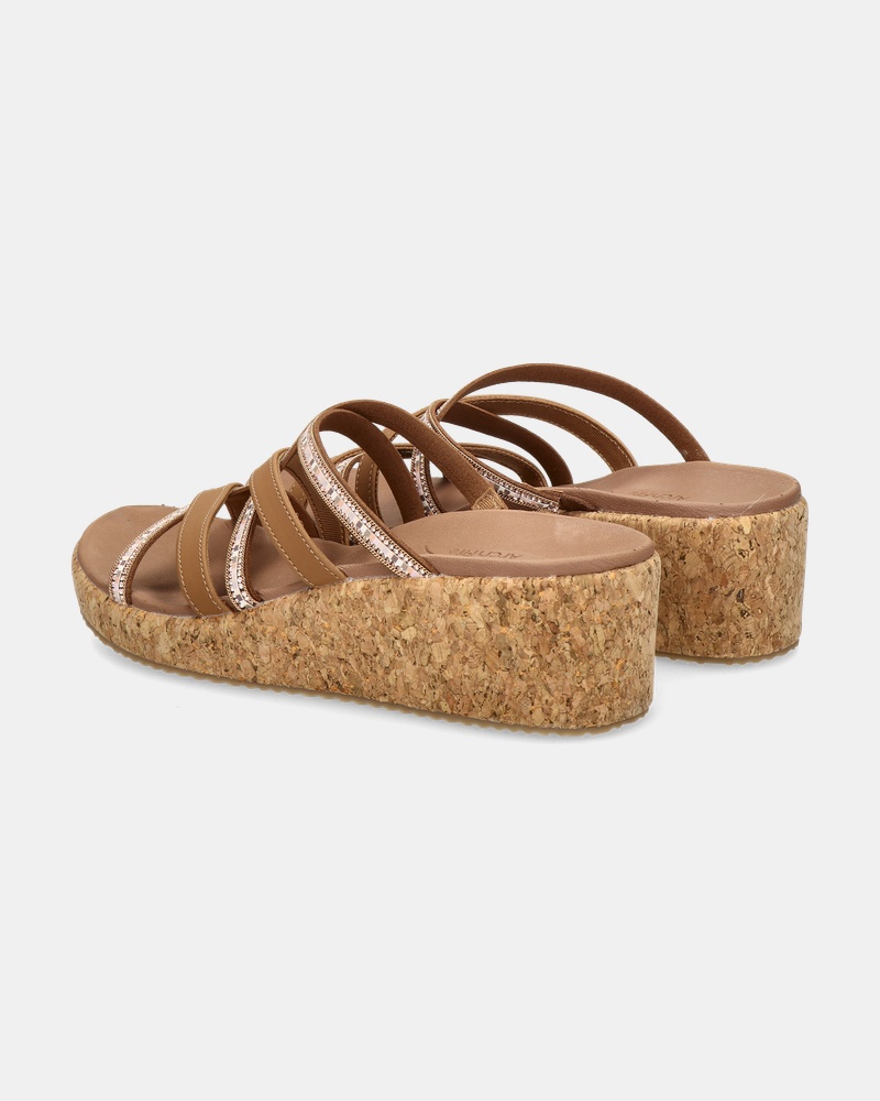 Skechers Beverlee Arch Fit Sandalen  - beige