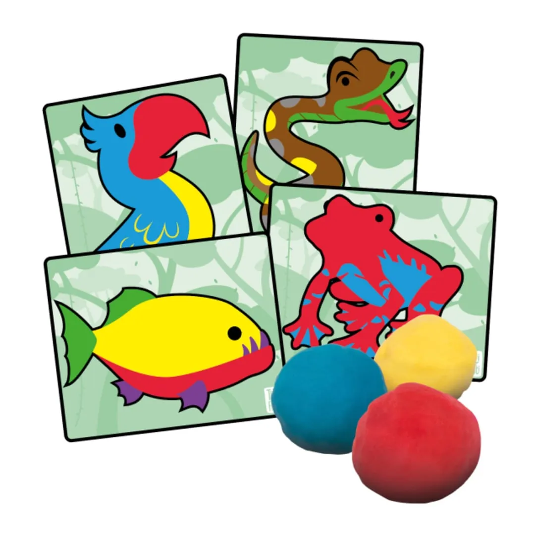 Tutti Frutti Trio Pâtes à Modeler - Amis Dans La Jungle