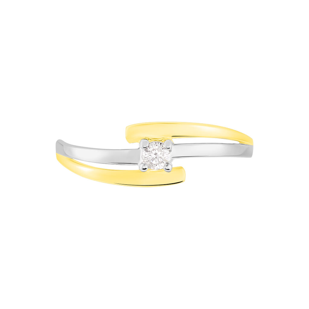 Bague Blandine Or Bicolore Diamant