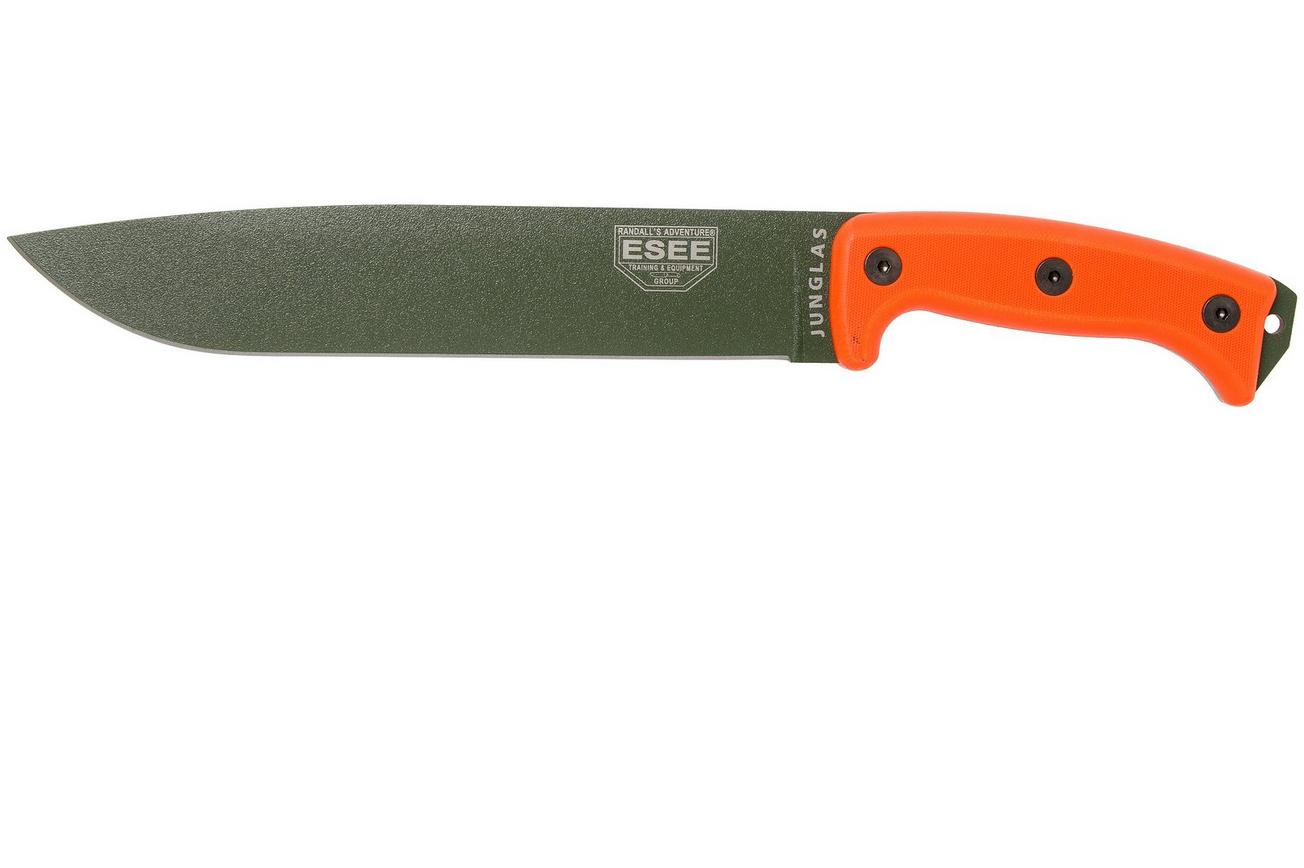 ESEE Junglas OD Green-Orange JUNGLAS-OD-OR survivalmes kydex schede   MOLLE-back