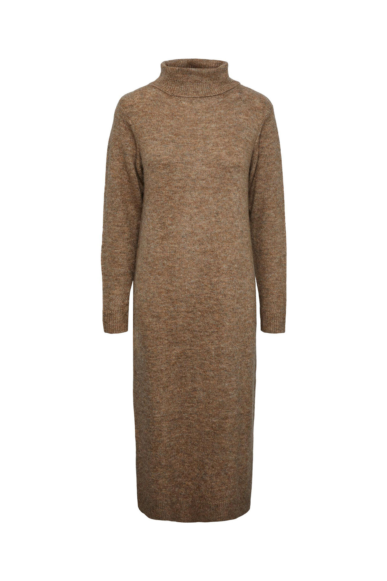 Vestido midi básico de malha
