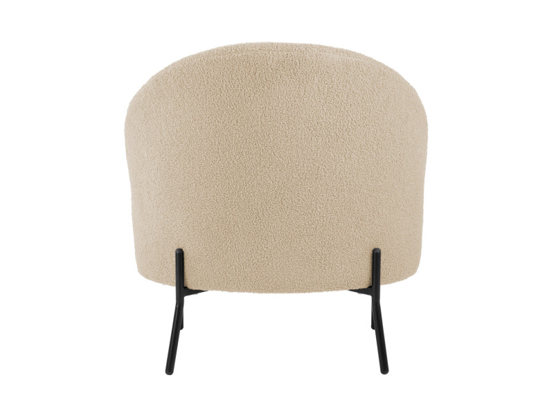 Chair Noble Teddy Curl LM2105BK Black