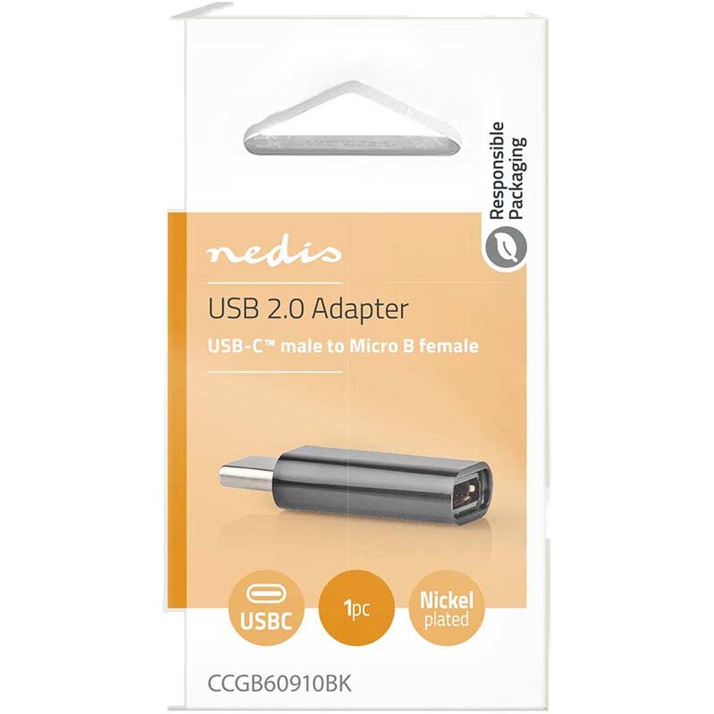 Nedis USB-Adapter USB Micro-B female - USB-C male