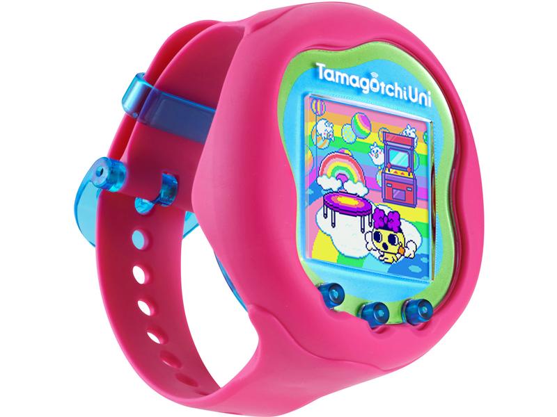 BANDAI Tamagotchi Uni Rosa Virtuelles Haustier mit Armband