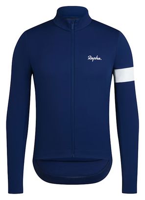 Veste Manches Longues Rapha Core Winter Bleu/Blanc