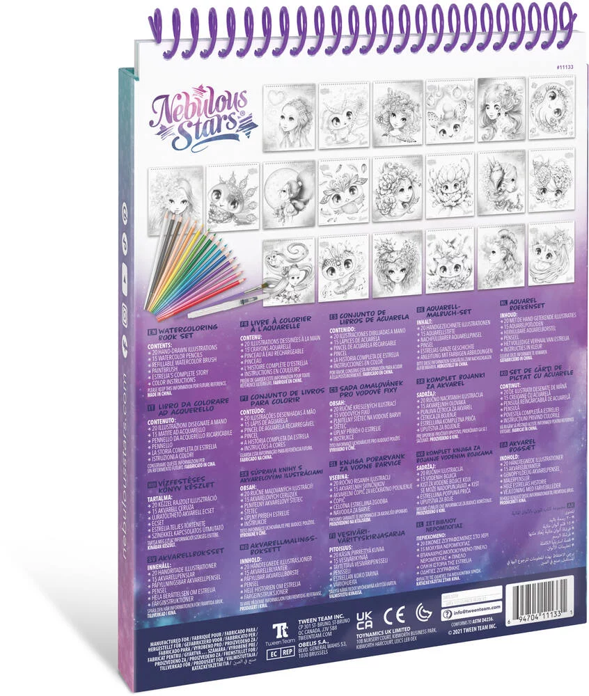 NEBULOUS STARS - CARNET DE DESSINS AQUARELLES
