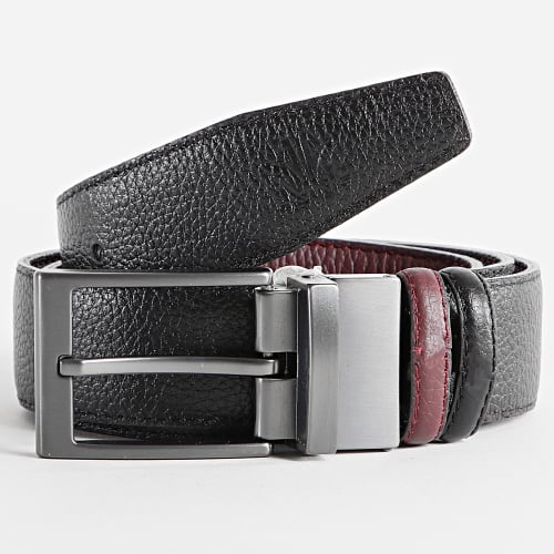 Ceinture Réversible CC-6127 Noir Bordeaux
