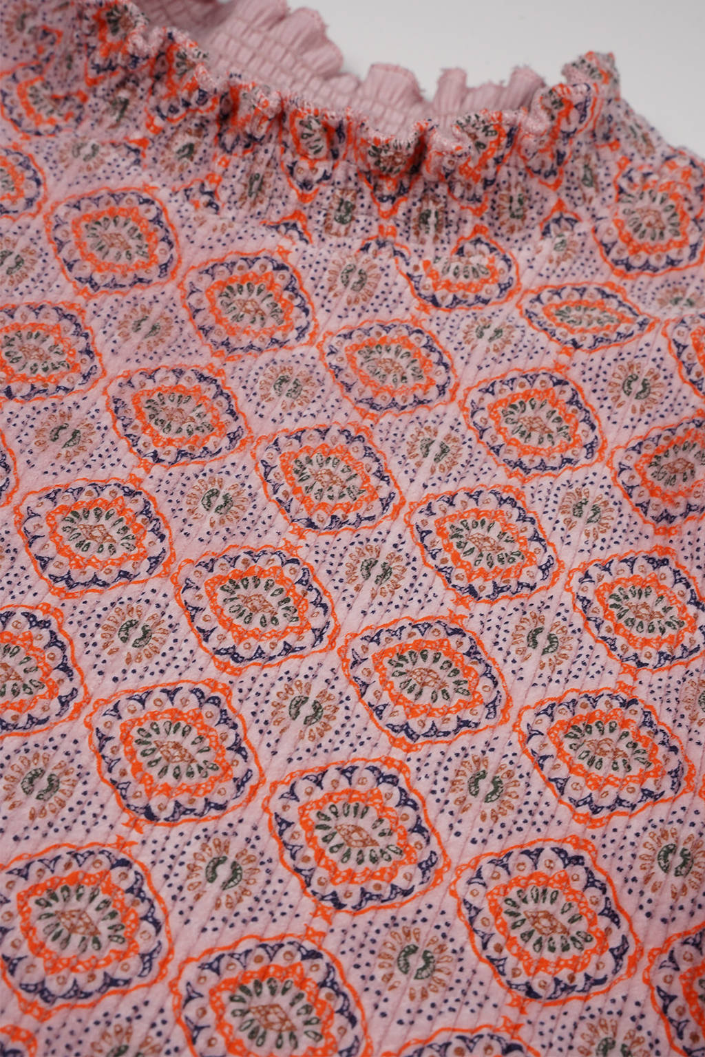 NONO longsleeve Koss met all over print lichtroze