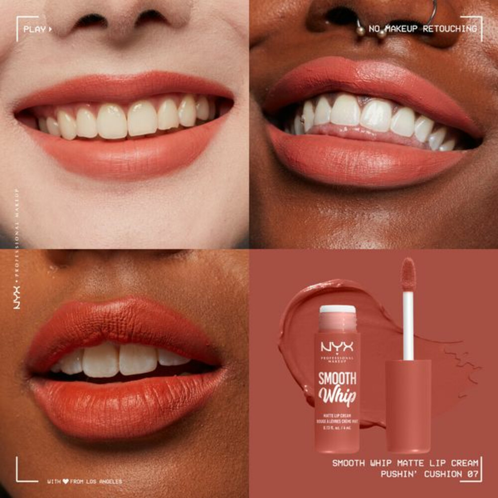 NYX Smooth Whip Matte Lip Cream Pushin Cushion4 ml
