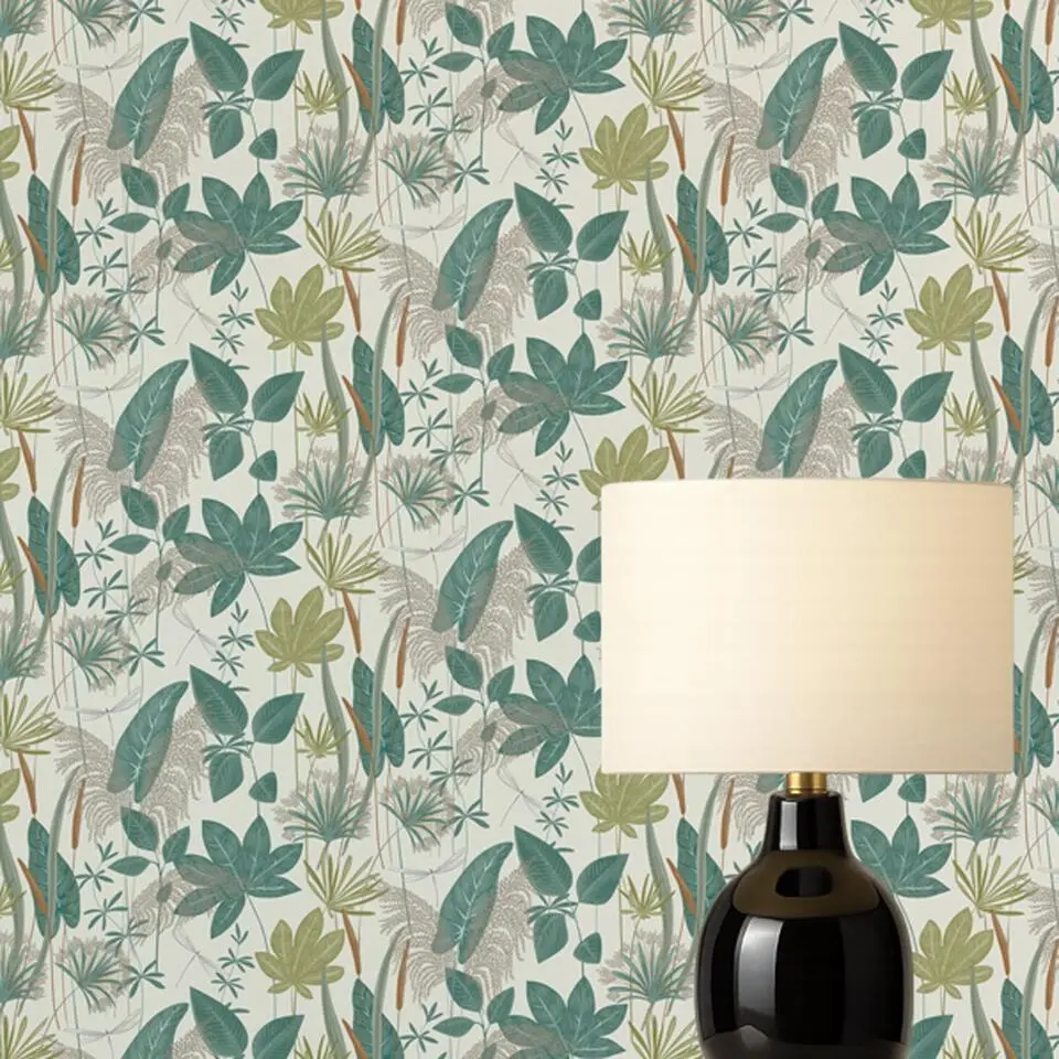 Dutch Wallcoverings Vliesbehang Arcadia loma - groen - 10,05m x 53cm