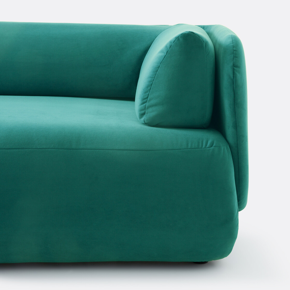 LA REDOUTE INTERIORS<br>Links de cadeira comprida, fluweel, Meridiano