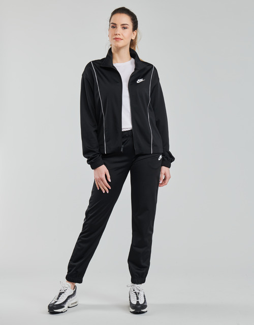 Nike - W NSW ESSNTL PQE TRK SUIT - Noir / Blanc