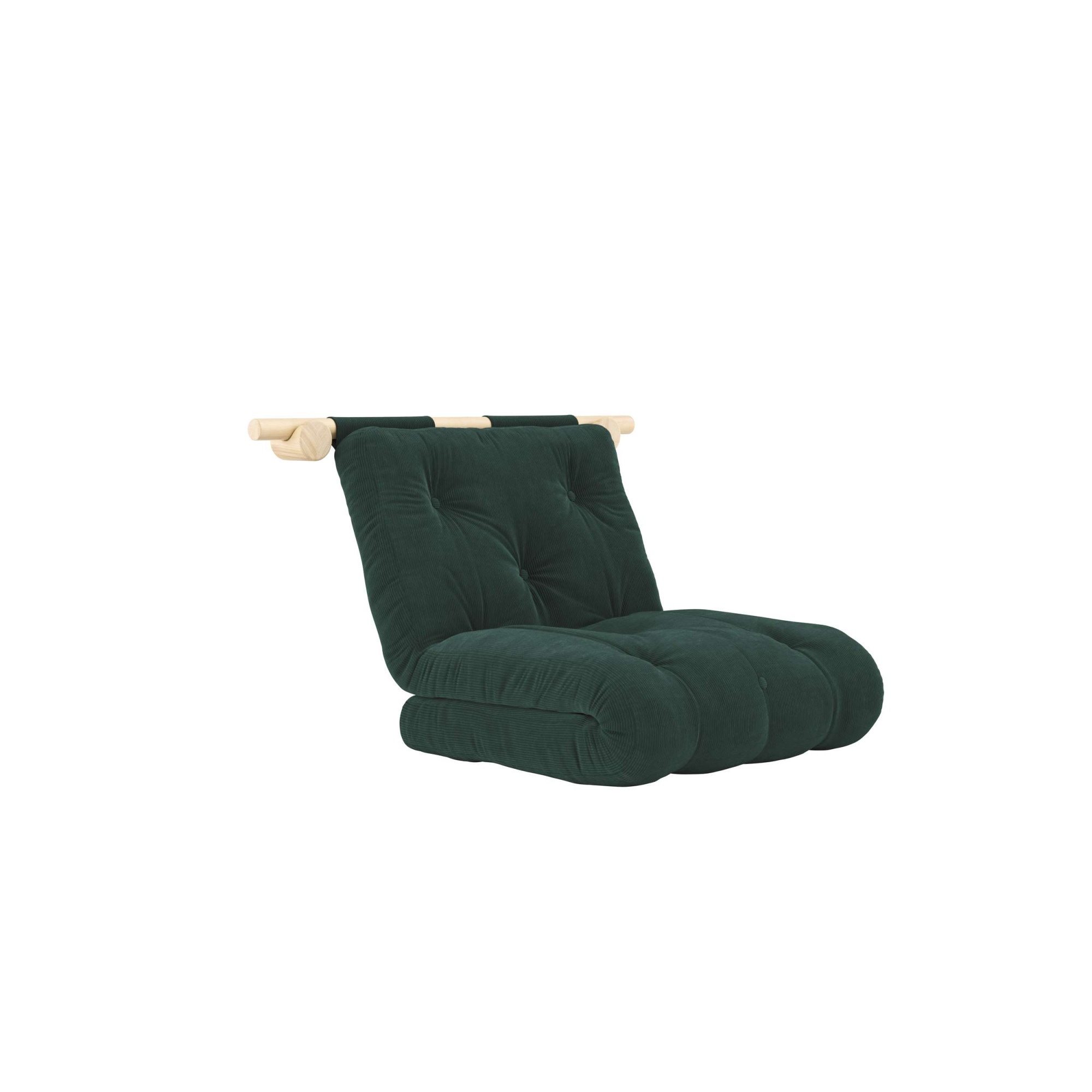 Karup Design Schlafsofa »Hooked Sofa Bed / Sleeper Chair – Sitz- oder Schlafplatz, platzsparend« Futonmatratze inkl. Halterungsset aus FSC®-zertifiziertem Massivholz