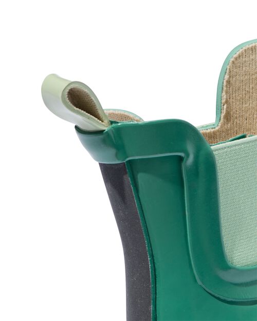 bottes de pluie bébé caoutchouc vert vert