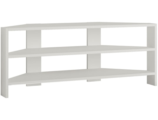 CONCEPT1 - Meuble TV d'angle Thales - Blanc 110 x 45 x 36