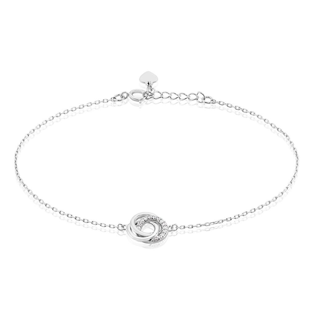 Bracelet Argent Blanc Magniacus Oxyde De Zirconium