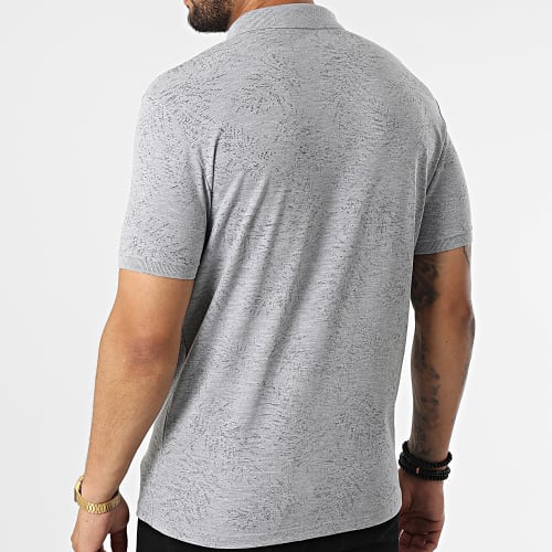 Polo A Manches Courtes PL003 Gris Chiné
