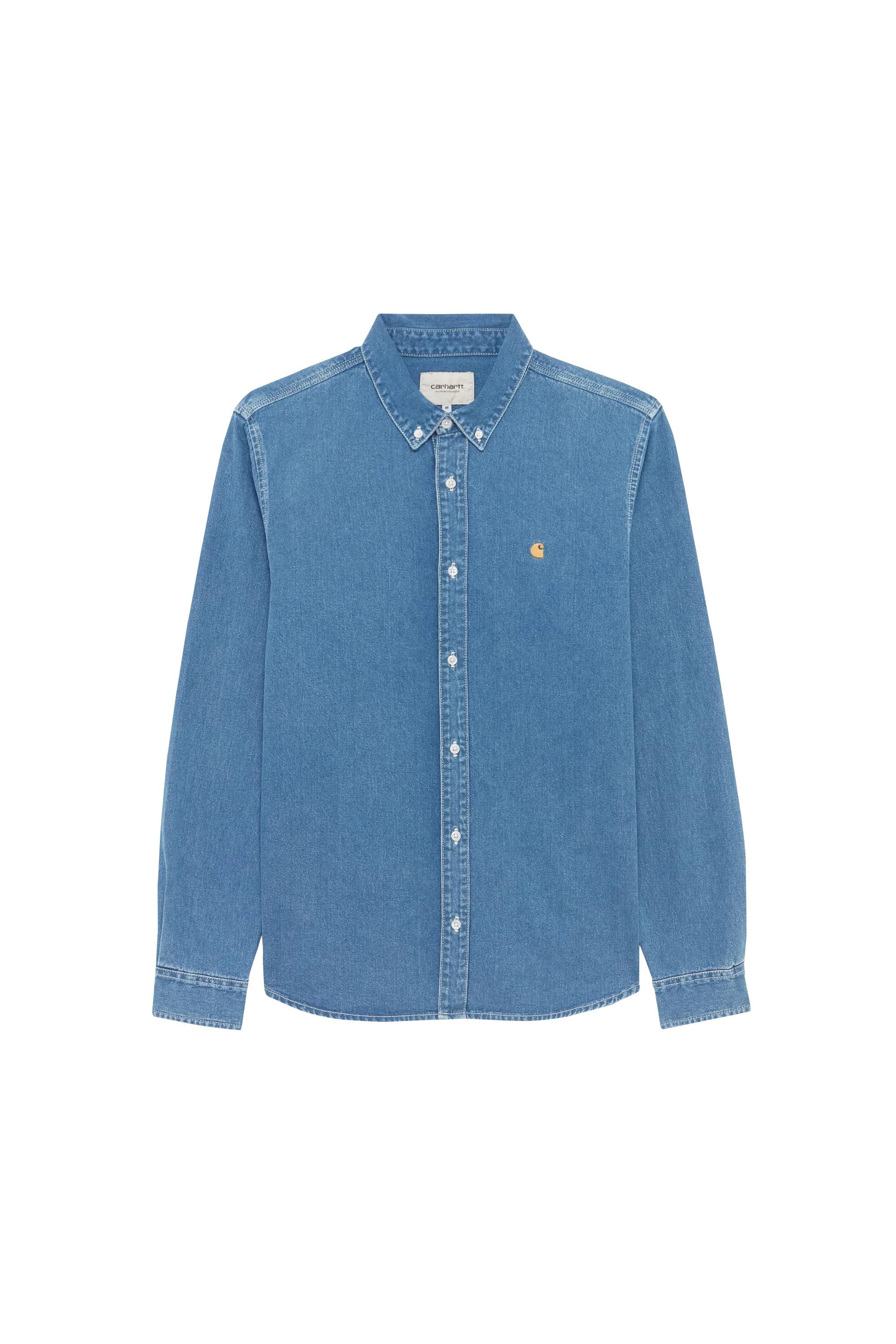 CARHARTT WIP Chemise L/S Weldon Bleu