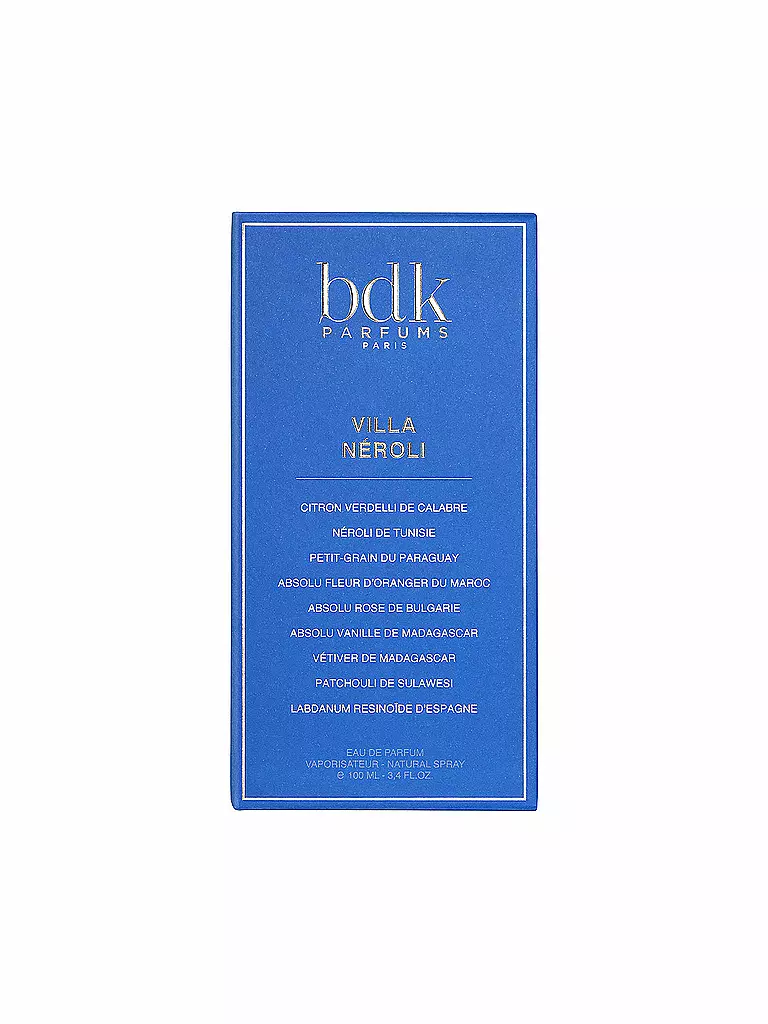 BDK Villa Neroli Eau de Parfum 100ml keine Farbe