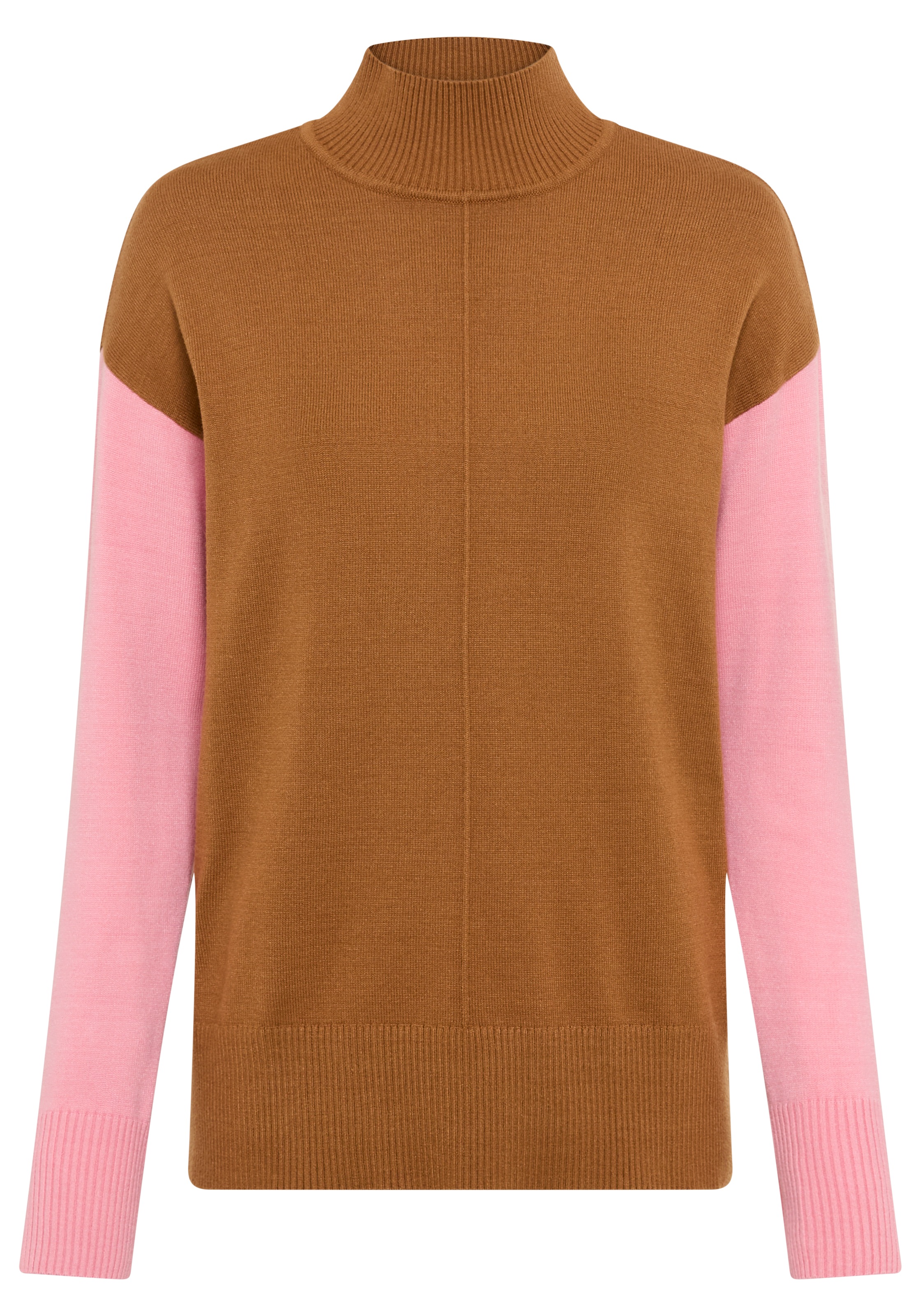 HECHTER PARIS Rollkragenpullover , mit Kontrastarm - NEUE KOLLEKTION