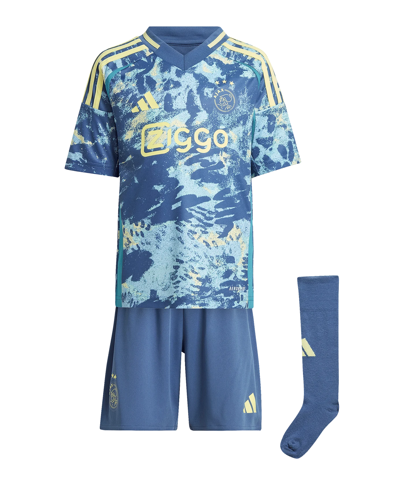 adidas Ajax Amsterdam Minikit Away 2024/2025 Kids Blau